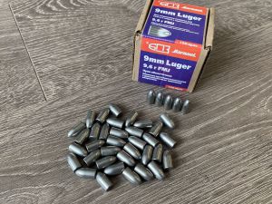 Пули 9х19 Luger Subsonic, Тяжелые FMJ 9.5г (147gr) БПЗ Цинк