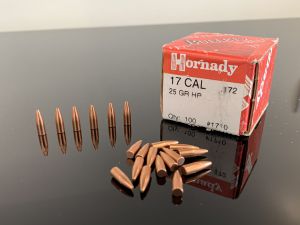 Пули 172 Hornady 17 Cal (.172) 25 Gr HP #1710