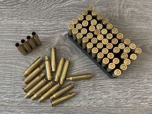 Гильзы .308 Win, отстрел, БПЗ, латунь, бердан, мытые