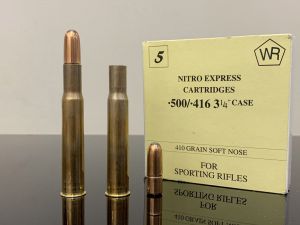 .500/416 Nitro Express 3 1/4 NE, SP, латунь