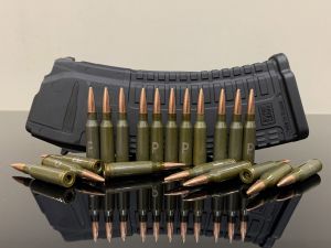 Комплект: Магазин АК + 30 патронов 5.45х39 зеленых без капсюля 500M11664