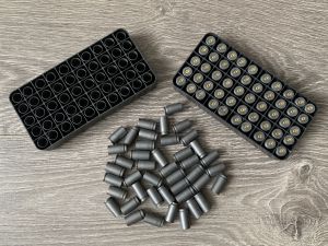 Гильзы 9х19 Luger, отстрел, БОКСЕР, TulAmmo, сталь в полимерном покрытии 500M11703