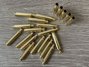 Гильзы .223 Rem / 223 Remington, NORMA, отстрел, мытые, латунь 500M11777