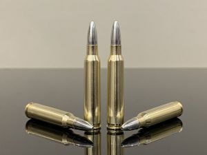 .223 Remington / 5.56х45mm NATO, HP Silver, латунь 500M11784