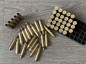 Гильзы 243 Winchester / .243 Win, Norma, Отстрел, мытые, латунь 500M11837