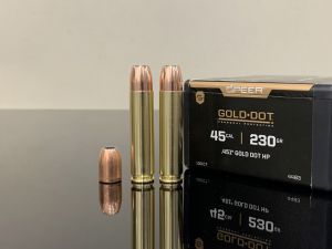 .45 Raptor, HP, Speer Gold Dot, 230gr, латунь 500M11874