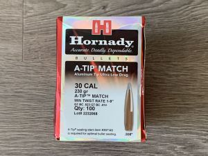 Пули .308 (30 Cal) Hornady A-Tip Match, 230gr (14.9г) 3091 500M11893