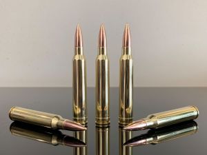 .300 Winchester Magnum / .300 Win Mag, FMJ, латунь