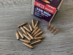 Пули .308 Win FMJ 11,5г (170gr)  БПЗ латунь